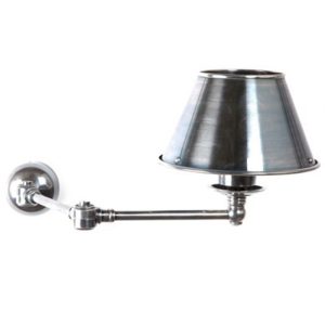 Portland 1 Light Swing Arm Wall Lamp Silver - ELPIM57060AS