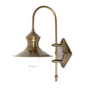 St James 1 Light Wall Lamp Antique Brass - ELPIM59526AB