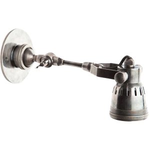 Seattle 1 Light Wall Lamp Long Arm Silver - ELPIM59979AS