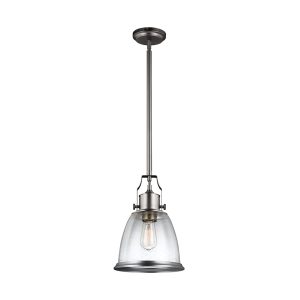 Hobson Medium Pendant Satin Nickel - FE/HOBSON/P/M SN