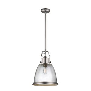 Hobson Large Pendant Satin Nickel - FE/HOBSON/P/L SN