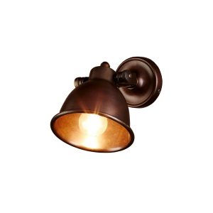 Phoenix 1 Light Wall Lamp Dark Brass - ELPIM50718ABD