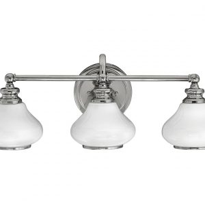 Ainsley 10.5W LED Triple Bathroom Wall Light Polished Chrome / Warm White - HK/AINSLEY3 BATH