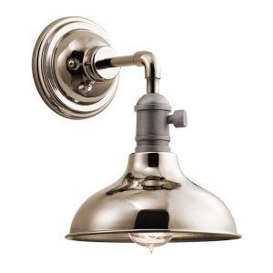 Cobson Wall Light Polished Nickel - KL/COBSONTRIO PN