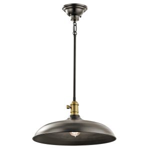 Cobson 1 Light Pendant Olde Bronze - KL/COBSON/P OZ