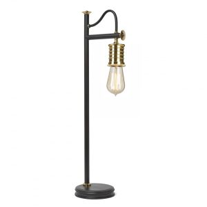 Douille Table Lamp Black / Polished Brass - DOUILLE/TL BPB