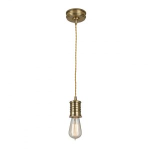 Douille Lamp Holder Pendant Aged Brass - DOUILLE/P AB