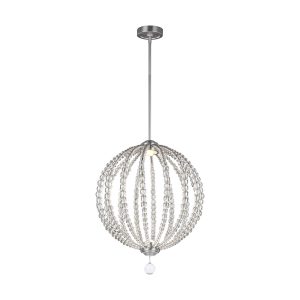 Oberlin Medium 16W LED Pendant Satin Nickel / Warm White - FE/OBERLIN/P/M