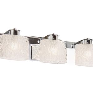 Seaview 10.5W LED Triple Bathroom Wall Light Polished Chrome / Warm White - QZ/SEAVIEW3 BATH