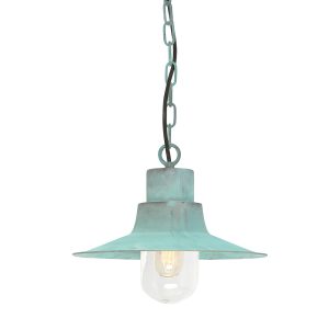 Sheldon Chain Lantern Verdigris - SHELDON CH V