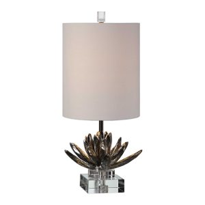 Silver Lotus Table Lamp - 29256-1