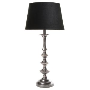 Gloucester Table Lamp Antique Silver With Shade - ELPIM59799AS