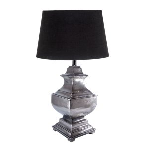 Delphi Table Lamp Silver With Shade - ELTJ66826R