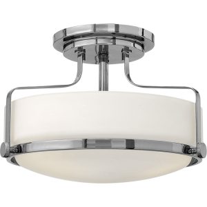 Harper 3 Light Small Semi Flush Polished Chrome - HK/HARPER/SFS CM