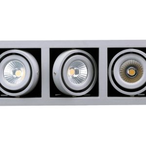 Triple Frame 19.5W LED Silver / Warm White - LDL-GIM3-SI