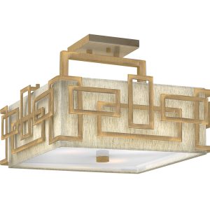 Lanza Semi Flush Brushed Bronze - HK/LANZA/SF BR