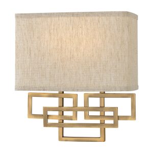 Lanza Wall Light Brushed Bronze - HK/LANZA2 BR