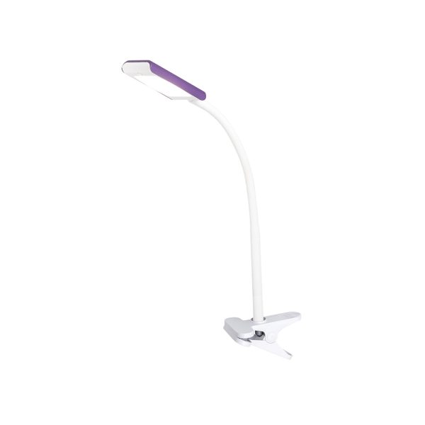 Mandy 5W LED Clamp Lamp Purple / Cool White - A16041PUR