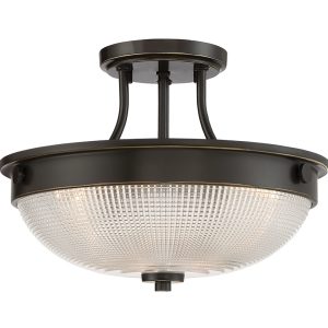 Mantle 2 Light Semi Flush Palladian Bronze - QZ/MANTLE/SF PN