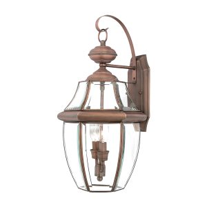 Newbury Large Wall Lantern Aged Copper - QZ/NEWBURY2/L AC