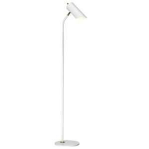 Quinto Floor Lamp White / Aged Brass - QUINTO/FL WAB