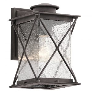 Argyle Small Outdoor Wall Light Weathered Zinc - KL/ARGYLE2/S