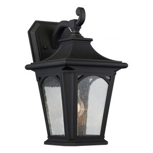 Bedford Small Wall Lantern Lantern Mystic Black - QZ/BEDFORD2/S