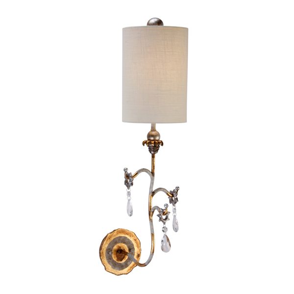 Tivoli 1 Light Wall Light Gold & Cream Patina - FB/TIVOLI W1 GD