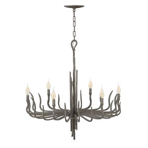 Spyre 6 Light Chandelier Metallic Matte Bronze - HK/SPYRE6C MMB