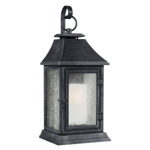 Shepherd Extra Large Wall Lantern Dark Weathered Zinc - FE/SHEPHERD/2XL