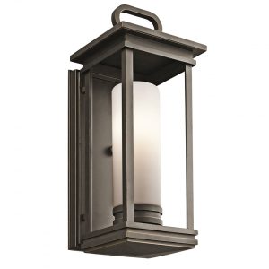 South Hope Medium Wall Lantern Rubbed Bronze - KL/SOUTH HOPE/M