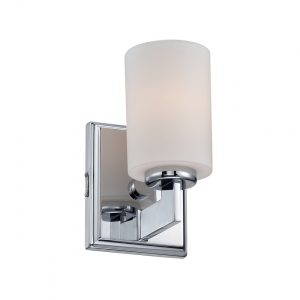 Taylor 3.5W LED Small Bathroom Wall Light Polished Chrome / Warm White - QZ/TAYLOR1S BATH