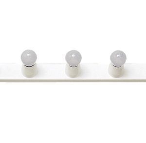 Hollywood Square 5 Light Bar White - HOL5S-WH