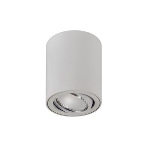 Nella 7 Watt 240V LED Tilt Dimmable Surface Mounted Downlight White / Cool White - HV5812C-WHT