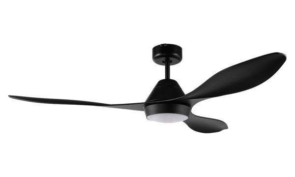 Nevis 52" 18 Watt LED DC Ceiling Fan Matt Black / Neutral White - 202752