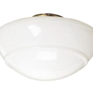 Contemporary School House Fan Light (Glass Only) - 22565