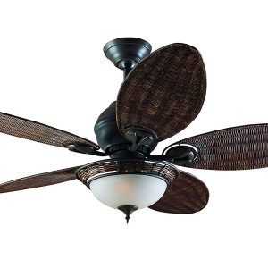 Caribbean Breeze 54" AC Ceiling Fan with Light Bronze - 24457