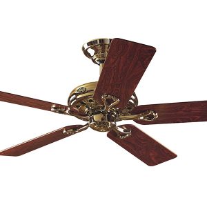 Savoy 52" AC Ceiling Fan Bright Brass - 24524