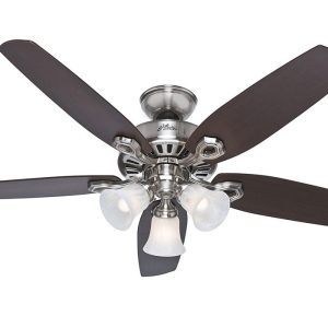 Builder Plus 52" AC Ceiling Fan Brushed Nickel - 50561