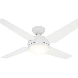 Sonic 52" AC Ceiling Fan with Light White - 50666