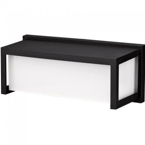 Zen 15W LED Bulkhead Black / Cool White - DUW8003-BL