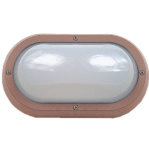 Plain E27 Polycarbonate Bulkhead Copper - LJ6001-CO