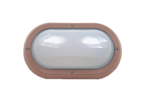 Plain E27 Polycarbonate Bulkhead Copper - LJ6001-CO
