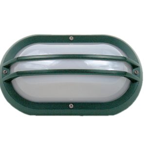 Double Guard E27 Polycarbonate Bulkhead Green - LJ6002-GN