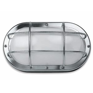 Stainless Guard 18W Fluorescent Bulkhead Stainless Steel - LJF6002-SS