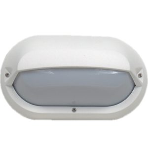 Eyelid 10W LED Polycarbonate Bulkhead White / Warm White - LJL6003-WH