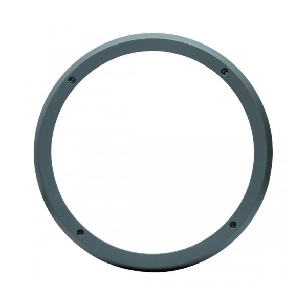 Marco 13.5W LED Plain Polycarbonate Bulkhead With Sensor Silver / Warm White - LKS3050 + LK3051-SI