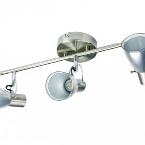 High Power 18W LED Triple Spotlight Satin Chrome / Warm White - LSLR-B3-SC