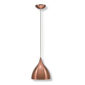 Acorn Small Metal Shade Pendant Copper - MS70357-CO