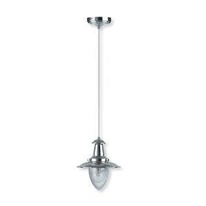 Fisherman Small Pendant Satin Chrome - R5787-1P-SC